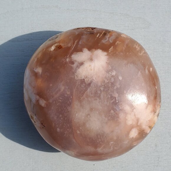 Flower Agate Palm Stone (J) - Picture 1 of 4